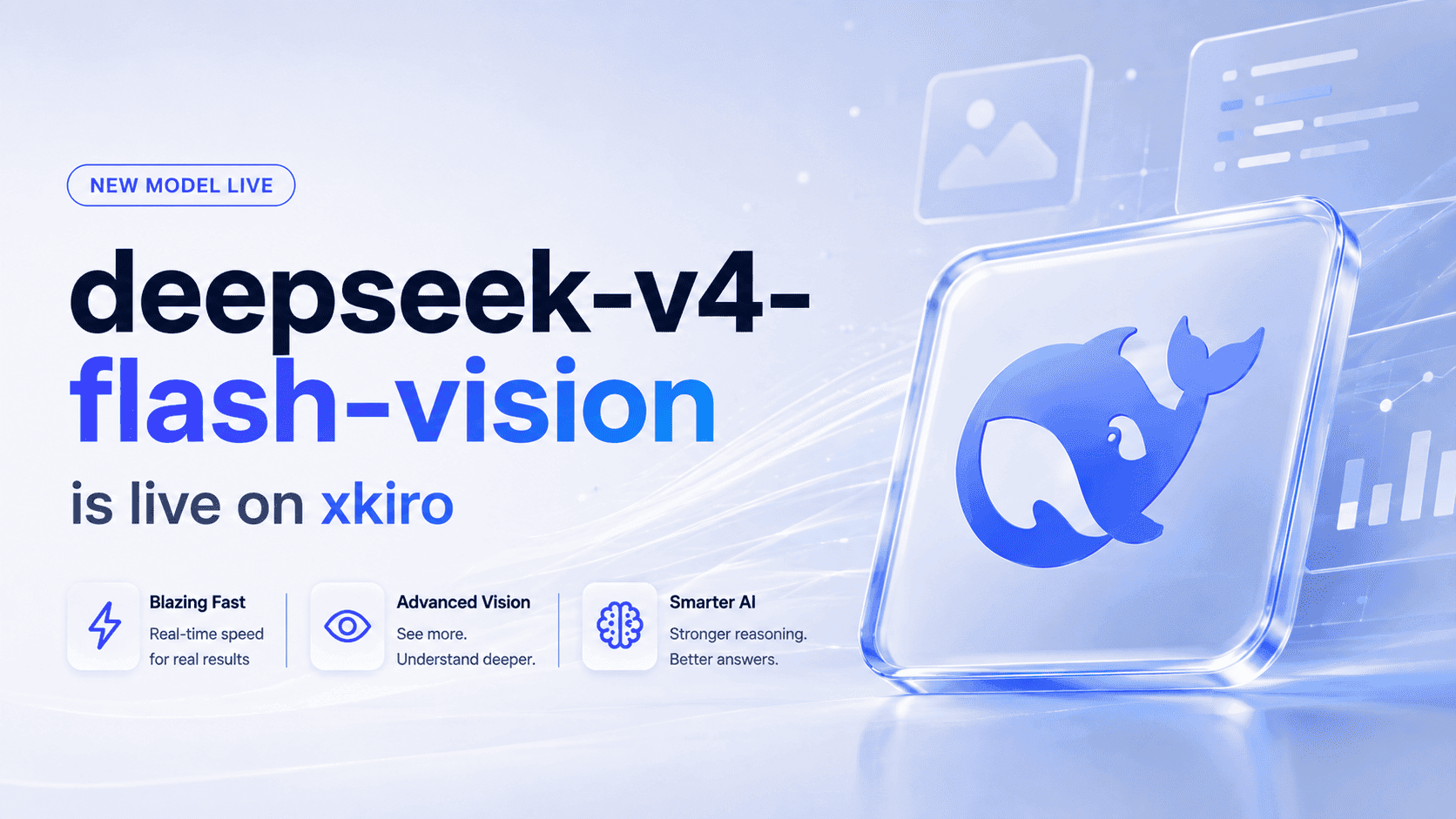 DeepSeek V4 Flash Vision AI model now on xKiro