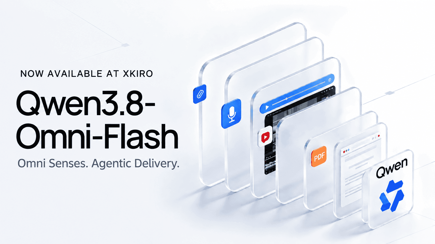 Qwen3.8 Omni Flash now available on xKiro