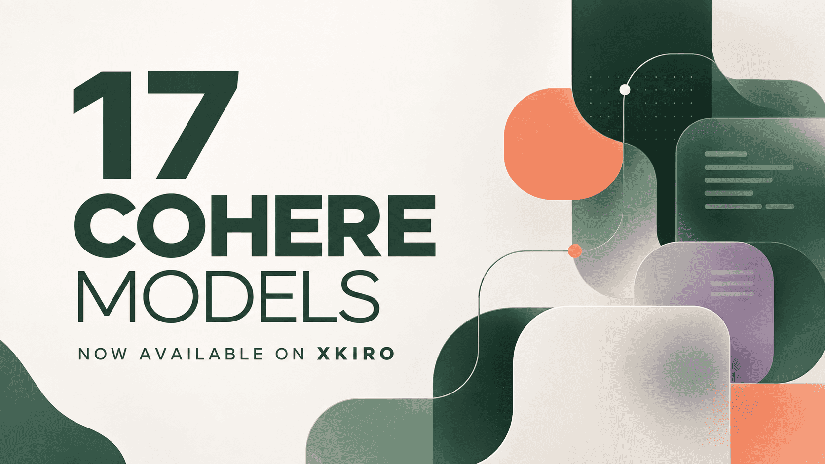 Cohere models now available on xKiro