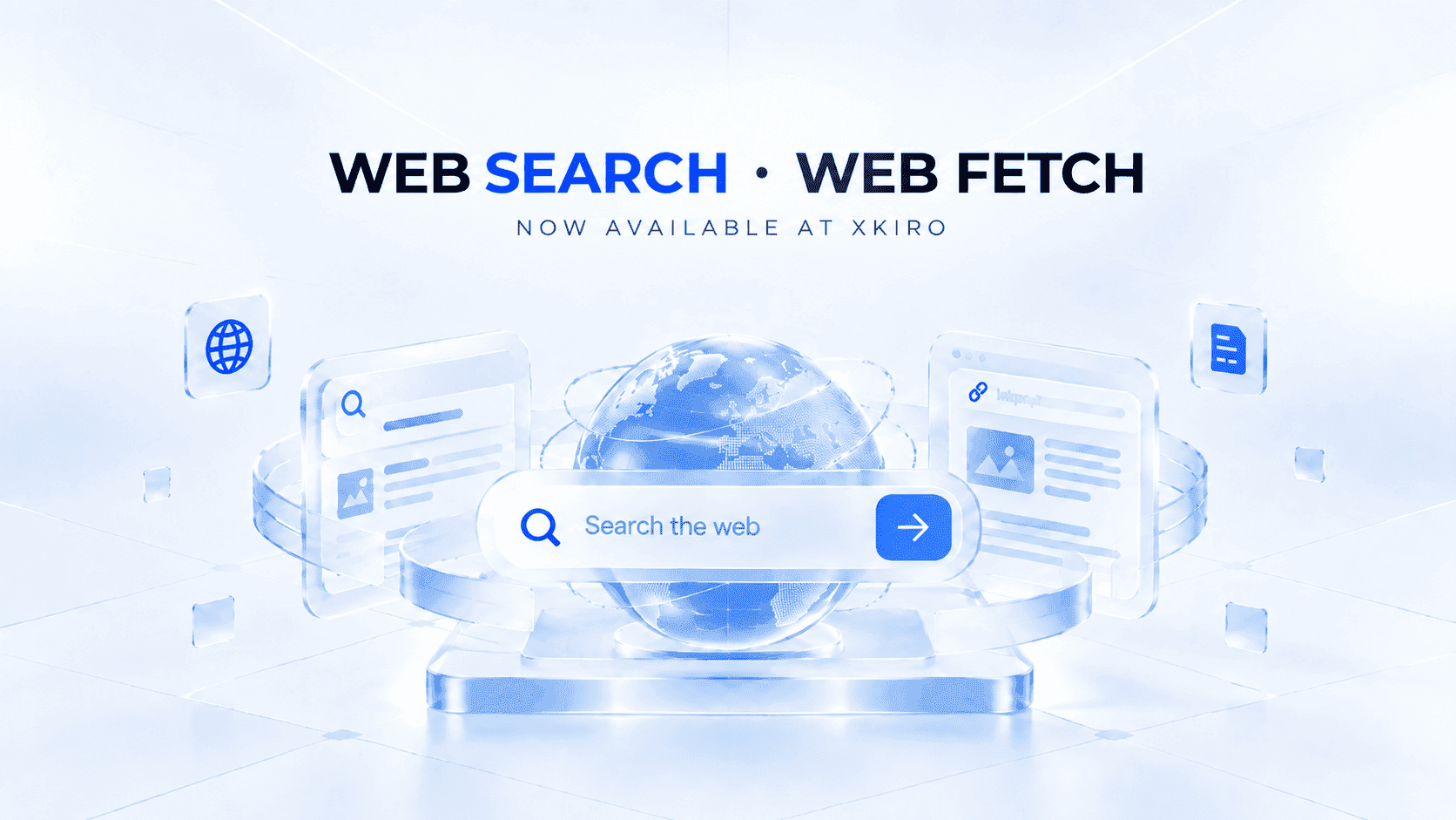 Web search and web fetch API now available on xKiro